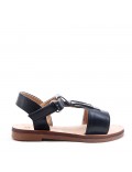 Sandale fille en simili cuir