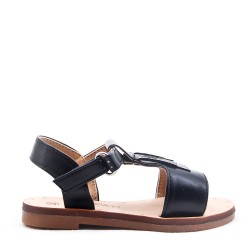 Sandale fille en simili cuir