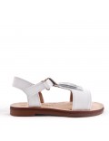 Sandale fille en simili cuir