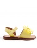 Sandale fille en simili cuir