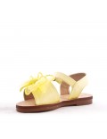 Sandale fille en simili cuir