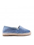 Faux Suede espadrilles in material mix for women