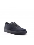 Men's textile lace-up basket