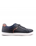 Zapatilla de material mixto con cordones