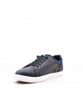 Zapatilla de material mixto con cordones