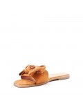 Women's faux suede slide