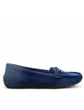 Women's mocassin in faux suede 