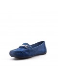 Women's mocassin in faux suede 
