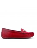 Women's mocassin in faux suede 