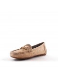 Women's mocassin in faux suede 
