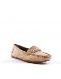 Women's mocassin in faux suede 
