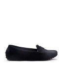 Women's mocassin in faux suede 