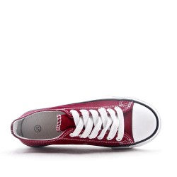 Canvas lace-up sneakers