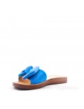 Women's faux suede slide