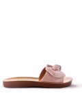 Women's faux suede slide