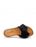 Women's faux suede slide