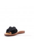 Women's faux suede slide