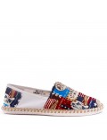 Men's textile moccasin