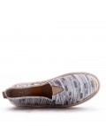 Men's textile moccasin