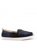 Men's textile moccasin