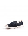 Men's textile moccasin