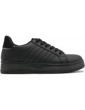 Women's faux leather sneaker