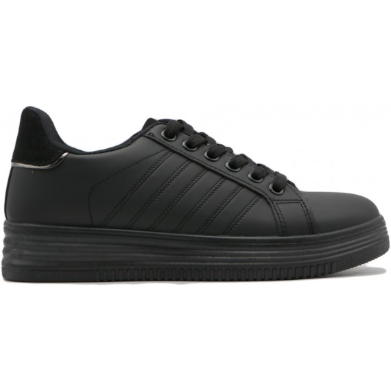 Women's faux leather sneaker