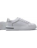 Women's faux leather sneaker