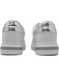 Women's faux leather sneaker