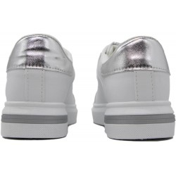 Women's faux leather sneaker