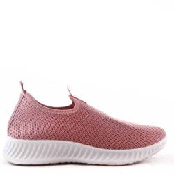 Basket lacet en textile pour femme