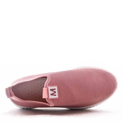 Basket lacet en textile pour femme