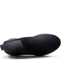 Basket lacet en textile pour femme