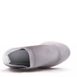 Basket lacet en textile pour femme