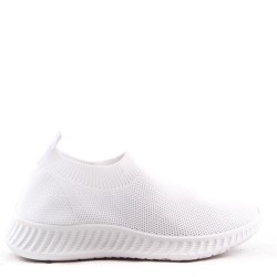 Basket lacet en textile pour femme