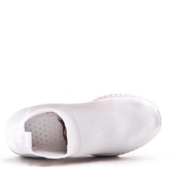 Basket lacet en textile pour femme