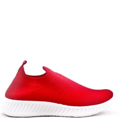 Basket lacet en textile pour femme