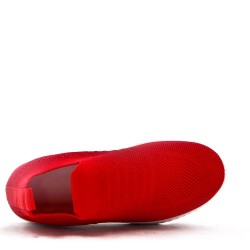 Basket lacet en textile pour femme