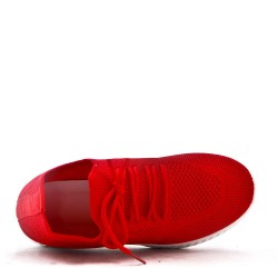 Basket lacet en textile pour femme