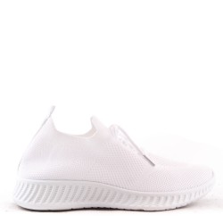 Basket lacet en textile pour femme