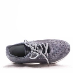 Basket lacet en textile pour femme