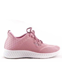 Basket lacet en textile pour femme