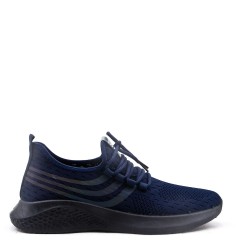 Men's textile lace-up basket