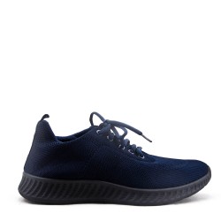 Men's textile lace-up basket