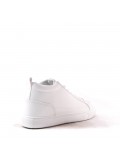 Faux leather sneakers for men