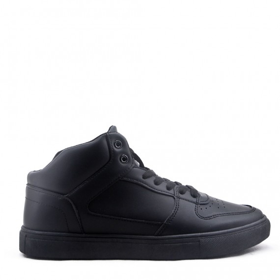 Faux leather sneakers for men