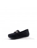 Women's mocassin in faux suede 