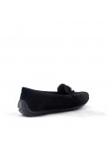 Women's mocassin in faux suede 