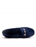 Women's mocassin in faux suede 
