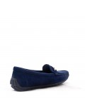 Women's mocassin in faux suede 